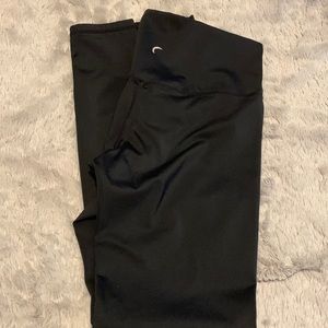 LIKE NEW ZYIA light n tight high rise black leggings full length size 6-8